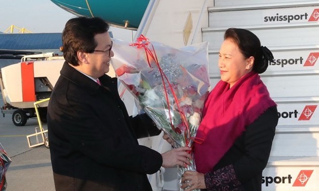 NA Chairwoman arrives in Geneva to attend IPU-138