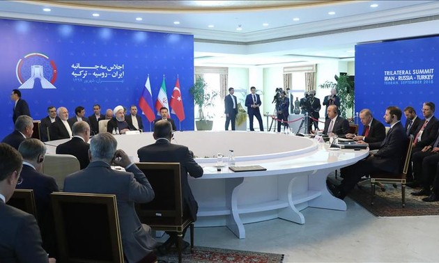 Tehran summit underscores political solution to Syria crisis 