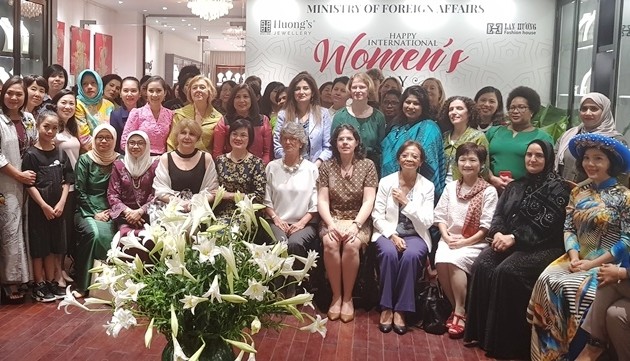 Female diplomats celebrate International Women’s Day in Hanoi