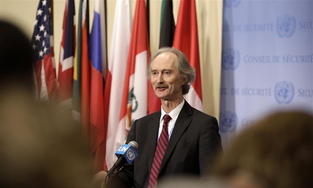 UN special envoy reiterates political solution to conflict in Syria