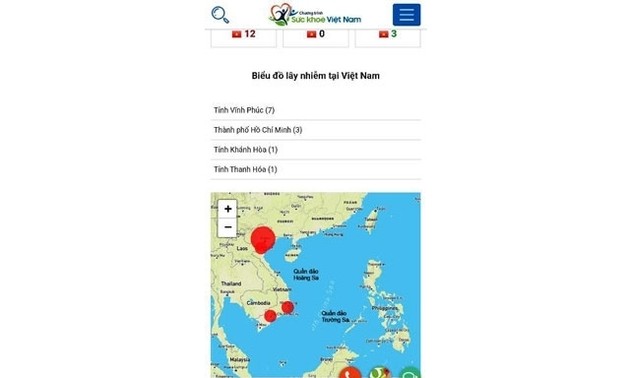 Mobile app developed to support nCoV prevention in Vietnam