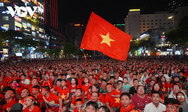 Vietnam’s red flag with yellow star – symbol of vitality 