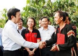 Presidente vietnamita trabaja con el Tribunal y la Fiscalía de Dac Lac