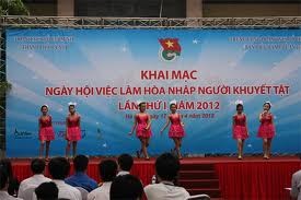 Localidades vietnamitas responden al Día nacional de los discapacitados