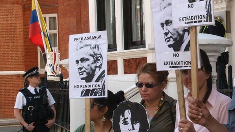 Organizaciones latinoamericanas protestan por amenaza británica a Ecuador