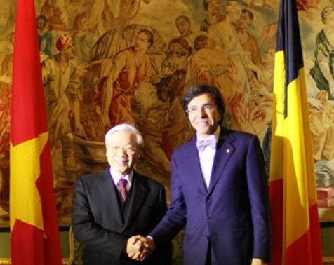 Estrecha Vietnam relaciones con Bélgica y la Unión Europea