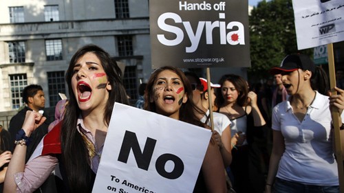 Amplio rechazo al plan estadounidense de intervención militar contra Siria