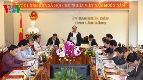 Vice primer ministro en la provincia de Lam Dong