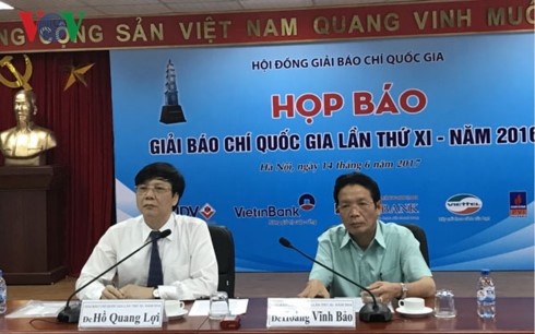 Destacan las obras relevantes en el XI Concurso Nacional de Periodismo de Vietnam