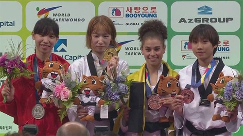 Taekwondista vietnamita logra la primera medalla en el Campeonato Mundial 
