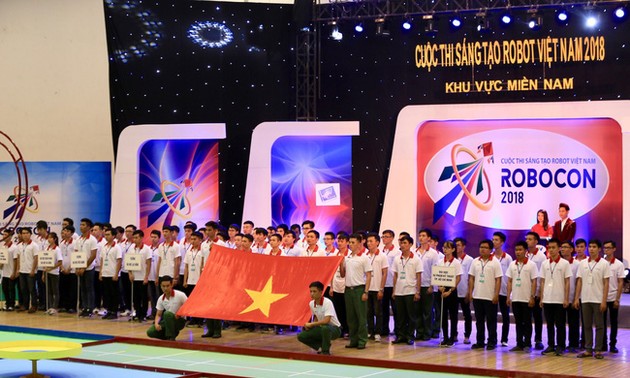 Entra en la ronda final el concurso de robótica de Vietnam 2018