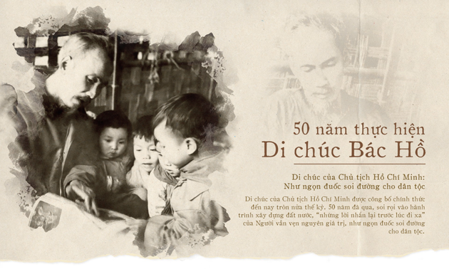 Pensamiento humanista en el testamento del presidente Ho Chi Minh
