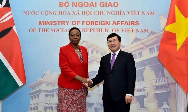 Vietnam y Kenia abogan por profundizar vínculos 