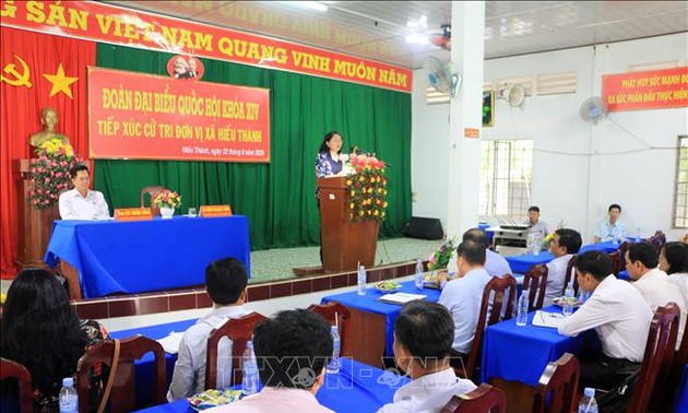 Reuniones con el electorado en localidades vietnamitas