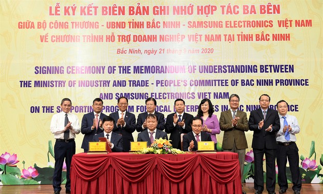 Firman en Bac Ninh un programa de apoyo para empresas