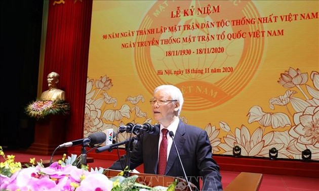 El Frente de la Patria de Vietnam conmemora el 90 aniversario de su fundación