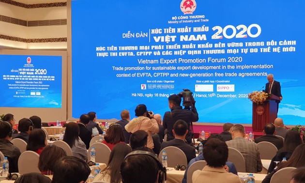 Vietnam por impulsar la promoción comercial y el desarrollo de las exportaciones de forma sostenible
