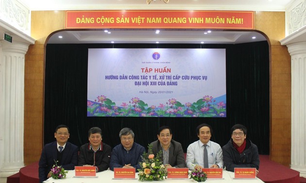 Garantizan condiciones de atención médica para servir el XIII Congreso del Partido Comunista de Vietnam 