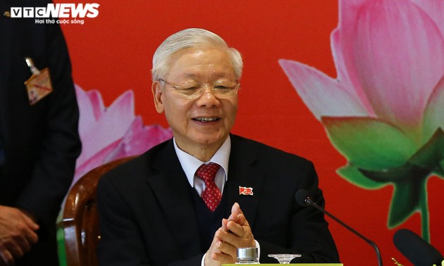 Dirigentes mundiales congratulan al secretario general del Partido Comunista de Vietnam por su reeleción 