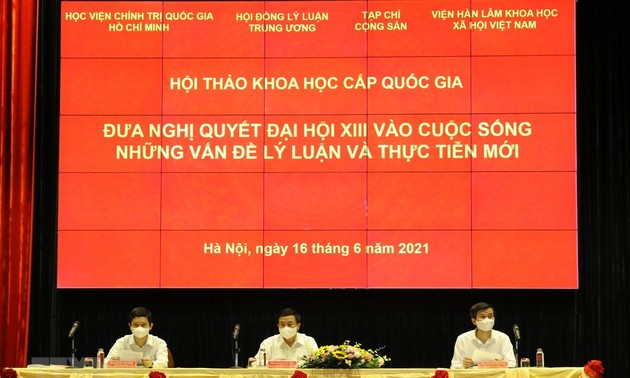 Celebran seminario sobre la puesta en práctica la Resolución del XIII Congreso del Partido Comunista de Vietnam