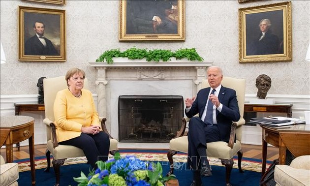 Biden y Merkel se reúnen en Washington
