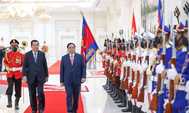 Vietnam y Camboya emiten Declaración Conjunta para promover la amistad y la cooperación 