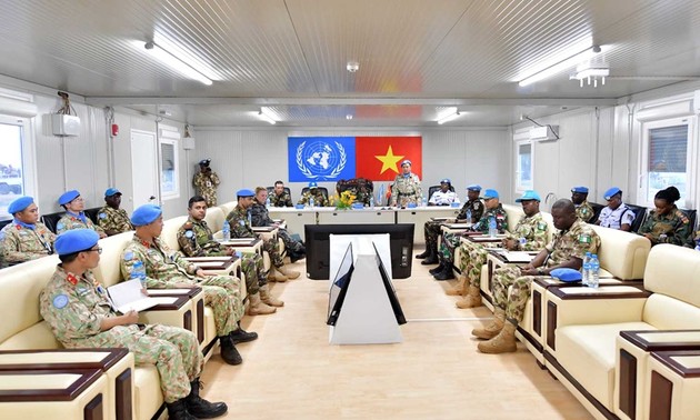 Asesor militar de ONU aprecia desempeño del segundo equipo de ingenieros de Vietnam en Abyei