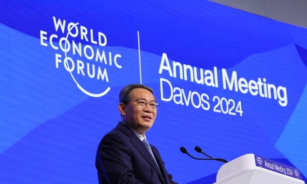 “La economía china ha superado los desafíos”, afirma Li Qiang en Conferencia de Davos 2024