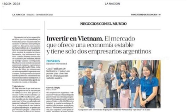 Empresarios argentinos consideran “positivo” ambiente de inversión en Vietnam