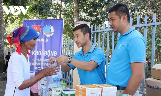 La juventud vietnamita se entrega por el bienestar de las comunidades remotas en Dak Lak 