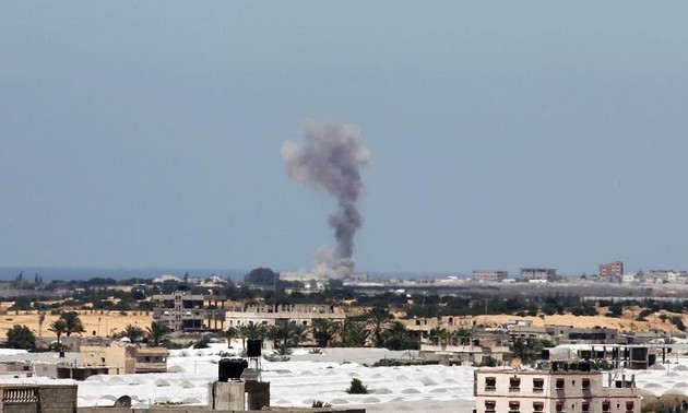 Israel launches air strike on Gaza