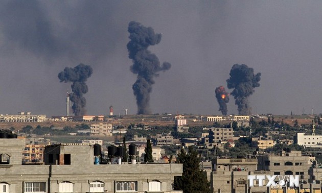 Israel launches massive offensive at the Gaza strip