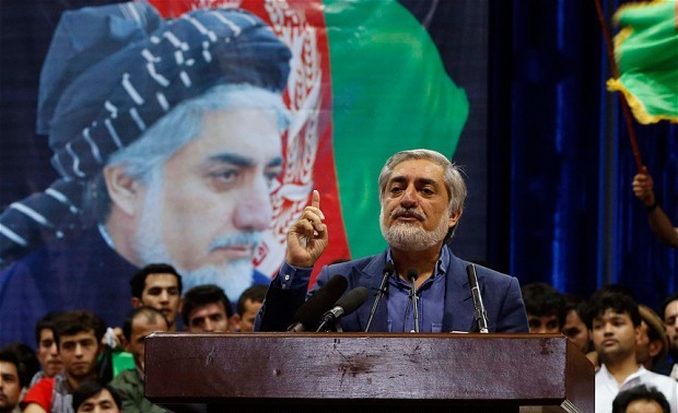 Abdullah claims victory in Afghan presidential election