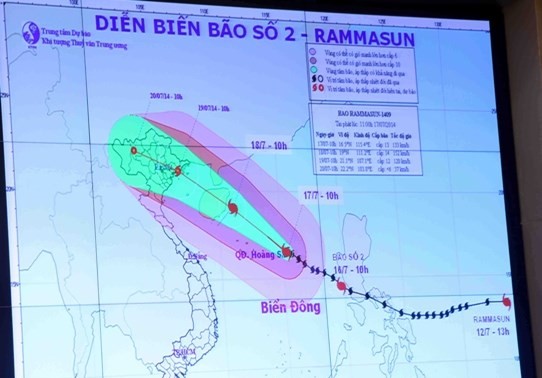Northern Vietnam gets ready for typhoon Rammasun