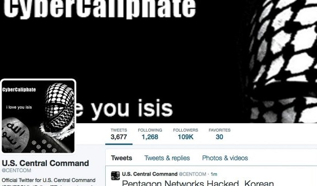US Central Command’s Twitter, Youtube accounts hacked