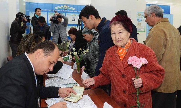 Voting for presidential election begins in Uzbekistan