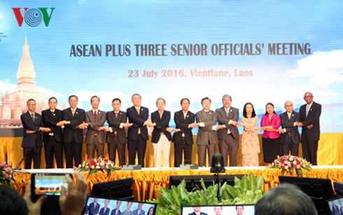 Senior Officials’ Meetings of ASEAN +3, East Asia open in Laos