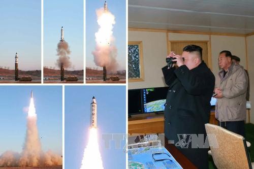 North Korea releases video of missile test-launch