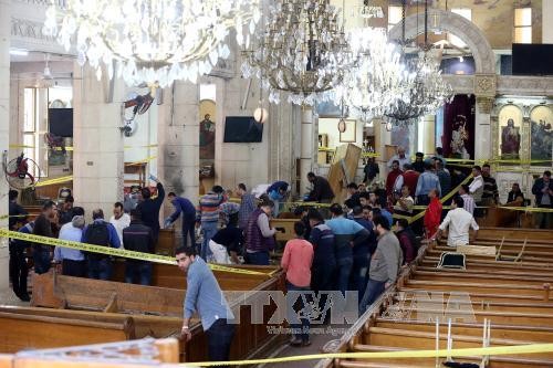 Egypt declares 3-day mourning for victims of Sunday church bombings