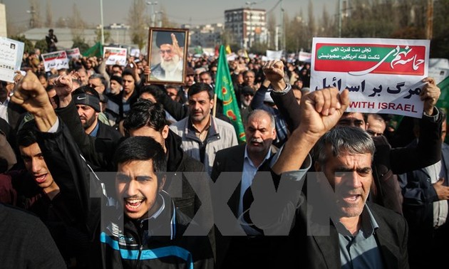 Iran denounces foreign support of unrest