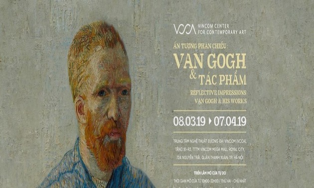 Digital versions of Van Gogh’s paintings on display