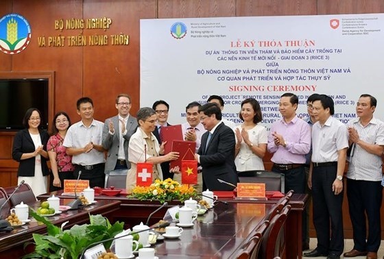 Switzerland helps Vietnam apply remote-sensing technology in rice production