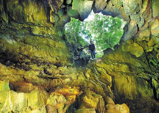 Krong No volcanic caves seek recognition as global geological park