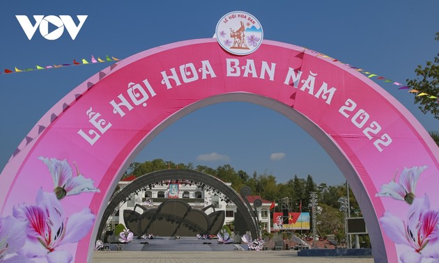 Ban flower festival enlivens northern mountain city