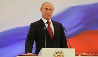 Russischer Präsident Wladimir Putin vereidigt