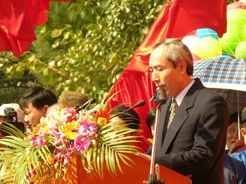 Dachverbandsvorsitzender der vaterländischen Front besucht An Giang