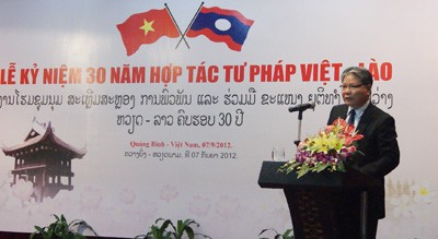 Vietnam und Laos feiern den 30. Jahrestag der Justizzusammenarbeit