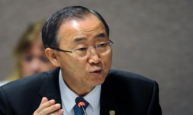 UN-Generalsekretär Ban Ki Moon beriet in der Türkei über die Lage in Syrien 