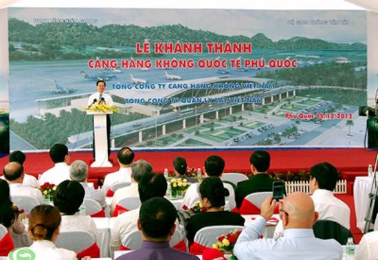 Einweihung des internationalen Flughafens Phu Quoc