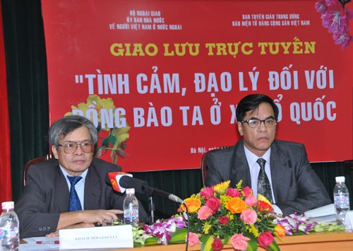 Online-Gespräch für im Ausland lebende Vietnamesen